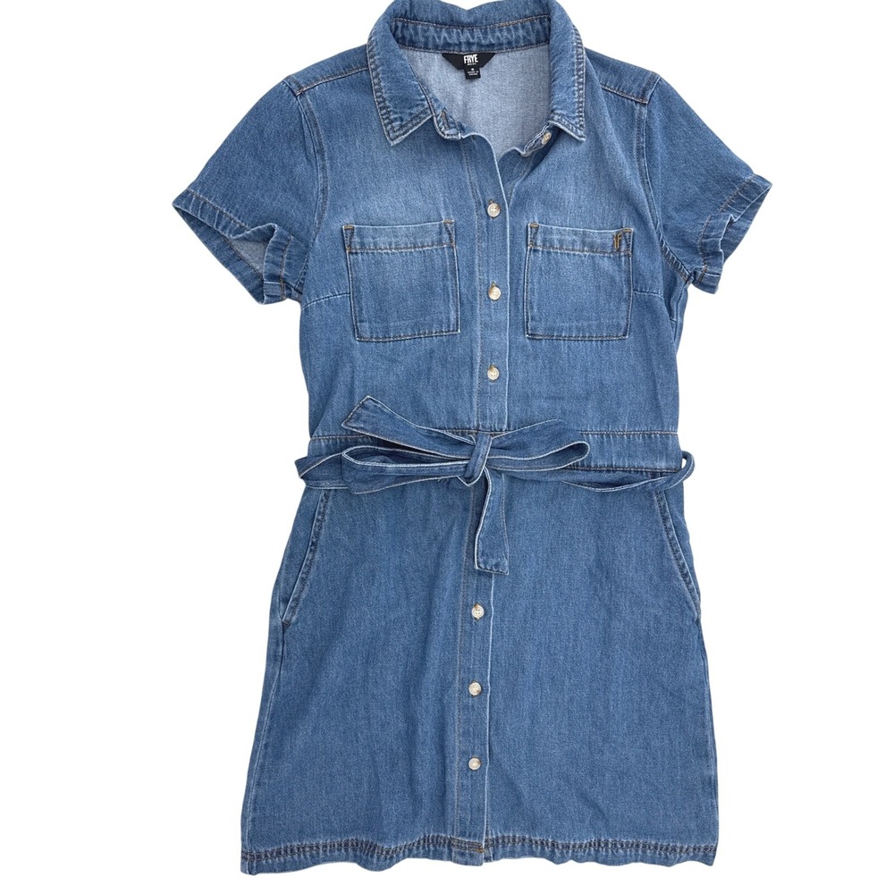 Frye Denim Shirt‎ Dress Womens Small
Western Boho Chic Timeless